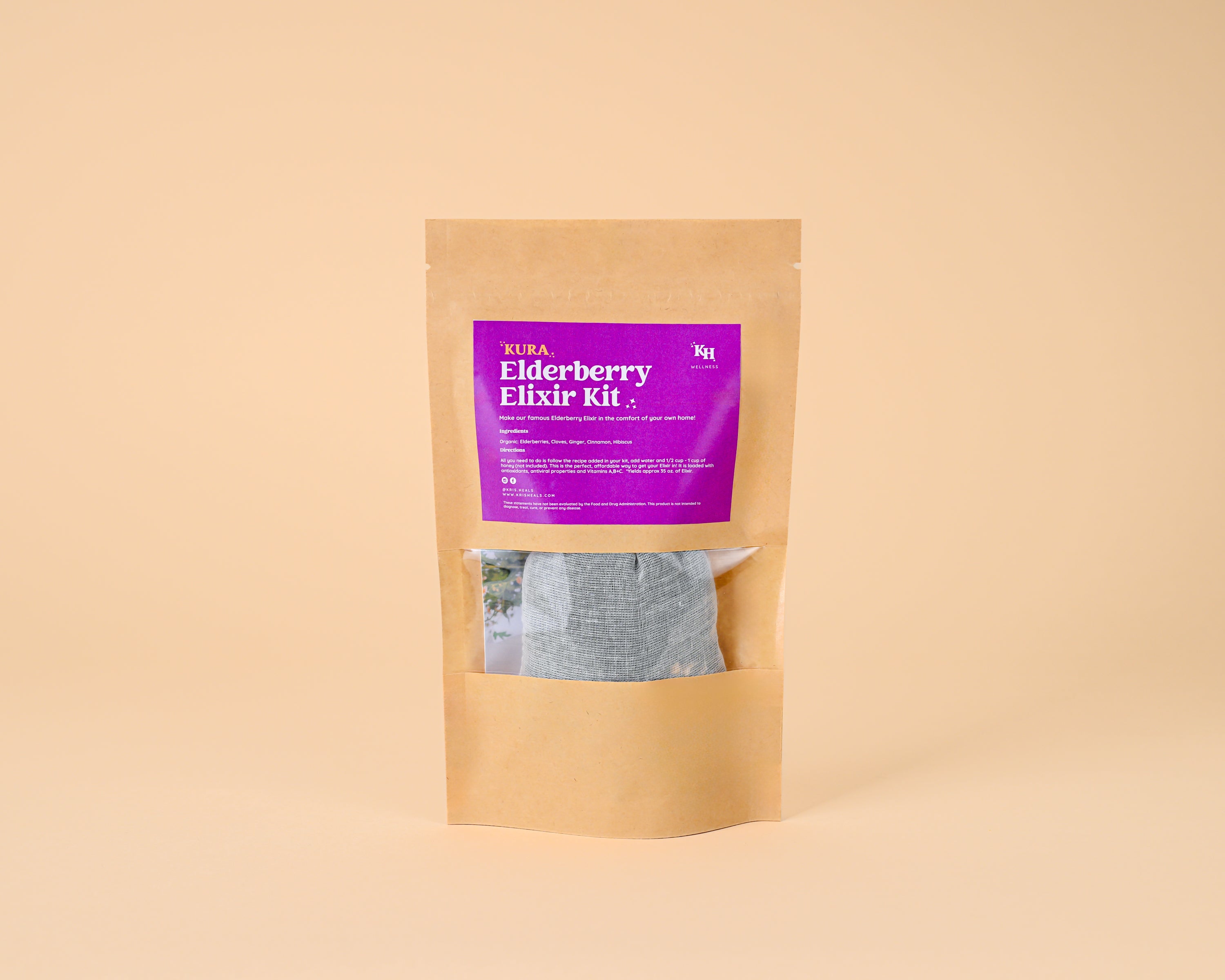 Elderberry Elixir Kit – KRIS HEALS WELLNESS